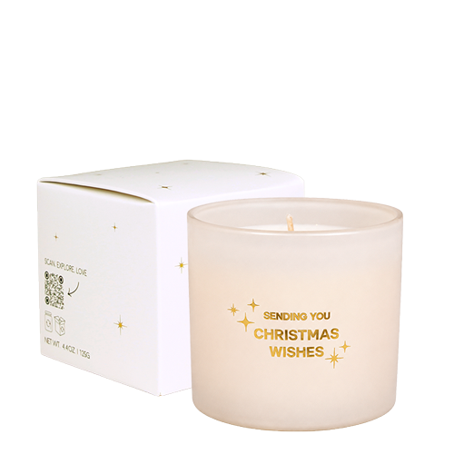 Sojakaars met armband - Sending you christmas wishes - Winter wood My Flame Lifestyle Sojakaars met armband - Sending you christmas wishes - Winter wood