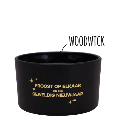 Soy candle - Proost op elkaar en een geweldig nieuwjaar