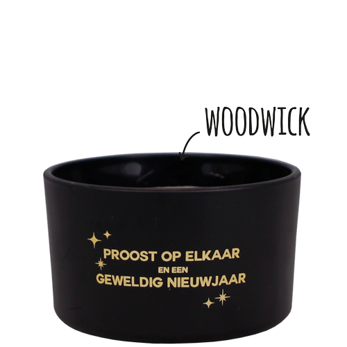 Soy candle - Proost op elkaar en een geweldig nieuwjaar - Winter wood My Flame Lifestyle Soy candle - Proost op elkaar en een geweldig nieuwjaar - Winter wood