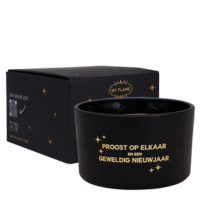 Sojakaars - Proost op elkaar en een geweldig nieuwjaar - Winter wood My Flame Lifestyle Sojakaars - Proost op elkaar en een geweldig nieuwjaar - Winter wood