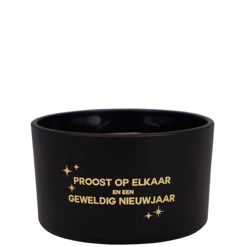 Soy candle - Proost op elkaar en een geweldig nieuwjaar - Winter wood My Flame Lifestyle Soy candle - Proost op elkaar en een geweldig nieuwjaar - Winter wood