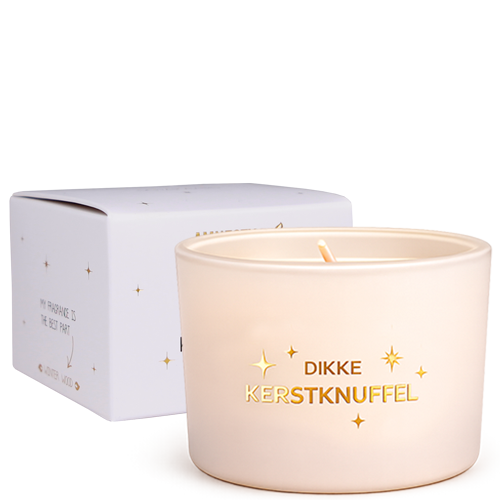 My Flame Lifestyle Soy candle  - Dikke kerstknuffel - Winter wood