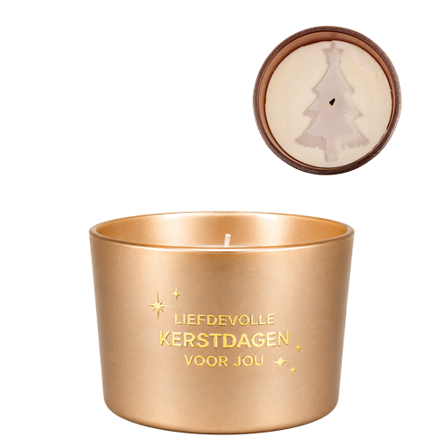 My Flame Lifestyle Soy candle - Liefdevolle kerstdagen voor jou - Winter wood