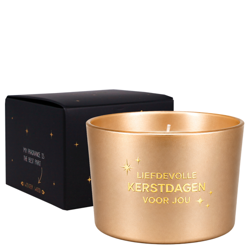 Sojakaars - Liefdevolle kerstdagen voor jou - Winter wood My Flame Lifestyle Sojakaars - Liefdevolle kerstdagen voor jou - Winter wood