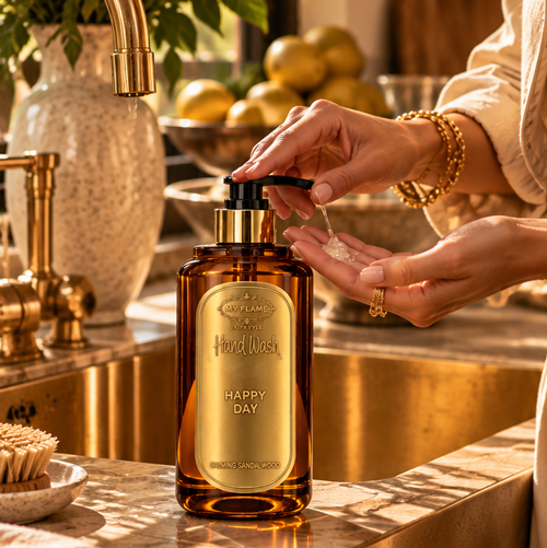 My Flame Lifestyle Handzeep - Happy day - Calming Sandalwood