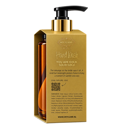 Handzeep - You are gold, solid gold - Vetiver Noir My Flame Lifestyle Handzeep - You are gold, solid gold - Vetiver Noir