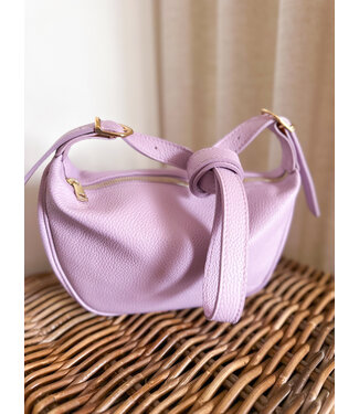 Leather Bag - Lilac
