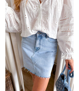 Denim Short Skirt