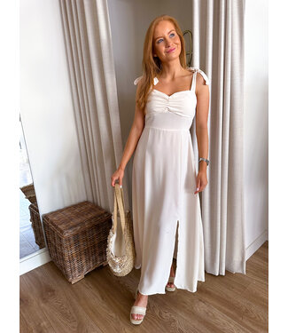 Romantic Maxi Dress - Cream