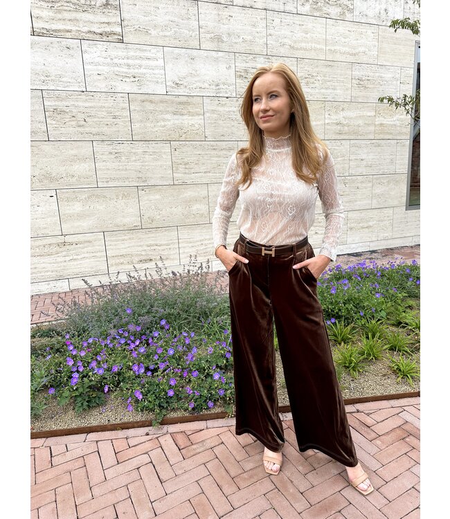 PANTALON PONTYLANE - NOISETTE