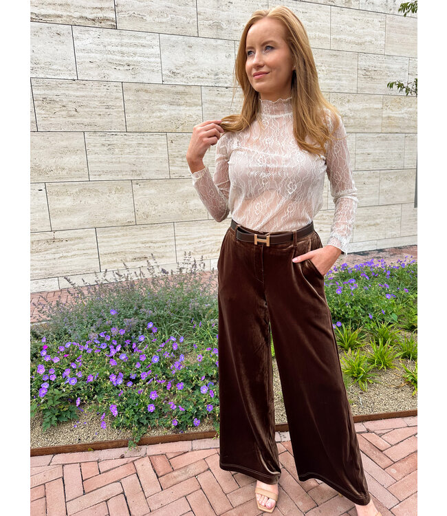 PANTALON PONTYLANE - NOISETTE