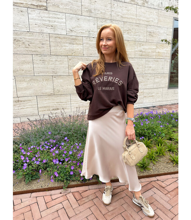 Sweater Rêveries -  Dark brown