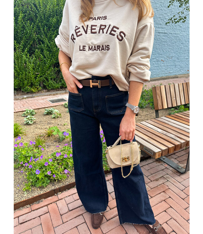 Front pocket jeans - Ultra dark denim