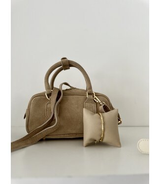 suède bag - beige
