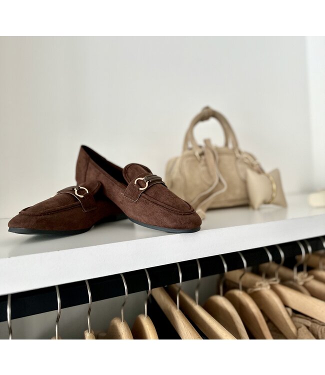Suède loafer - Dark Brown