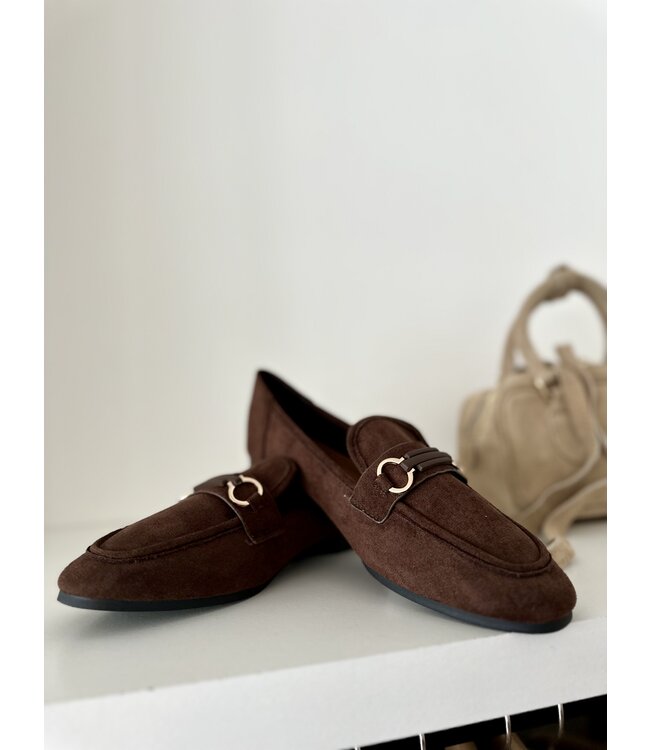 Suède loafer - Dark Brown