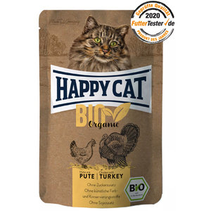 Happy Cat - Biologisch kattenvoer - All Meat kip & kalkoen - 85 gram
