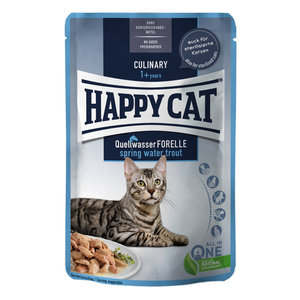 Happy Cat - Natvoer - Kattenvoer in saus - Forel - 85 gram - Adult