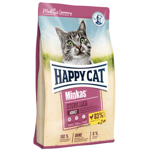 Happy Cat – Minkas Droogvoer Kat – 1.5kg – Kattenbrokken – Sterilised – Adult