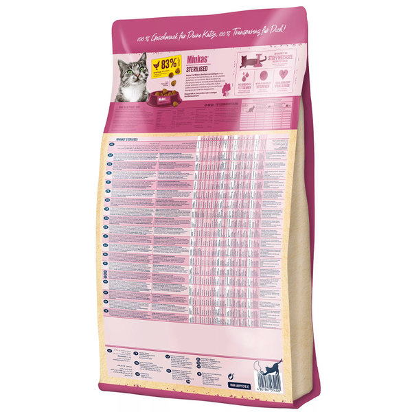 Happy Cat Happy Cat – Minkas Droogvoer Kat – 10kg – Kattenbrokken – Sterilised – Adult