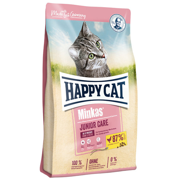 Happy Cat Happy Cat - Droog kattenvoer - Brokken - Minkas - 500 gram - Junior