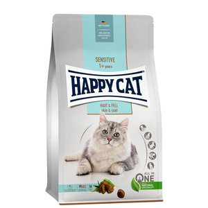 Happy Cat - Sensitive kattenvoer - Huid & vacht - 1.3 kg - Adult