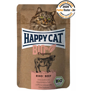 Happy Cat - Biologisch kattenvoer - All meat rund - 85 gram