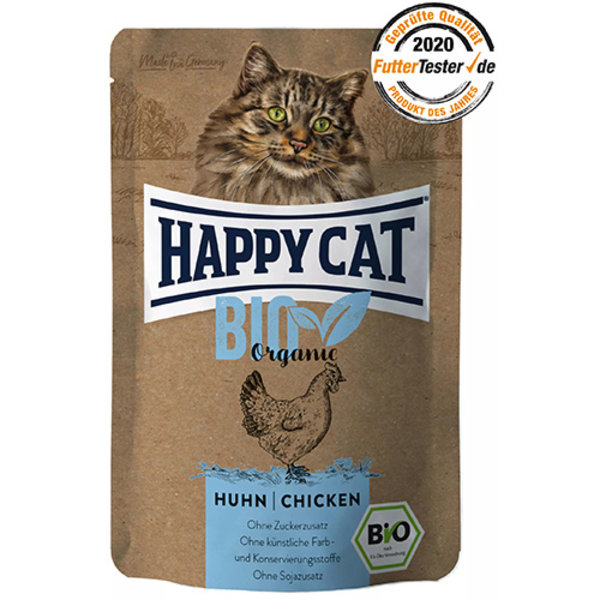 Happy Cat Happy Cat - Biologisch kattenvoer - All meat kip - 85 gram
