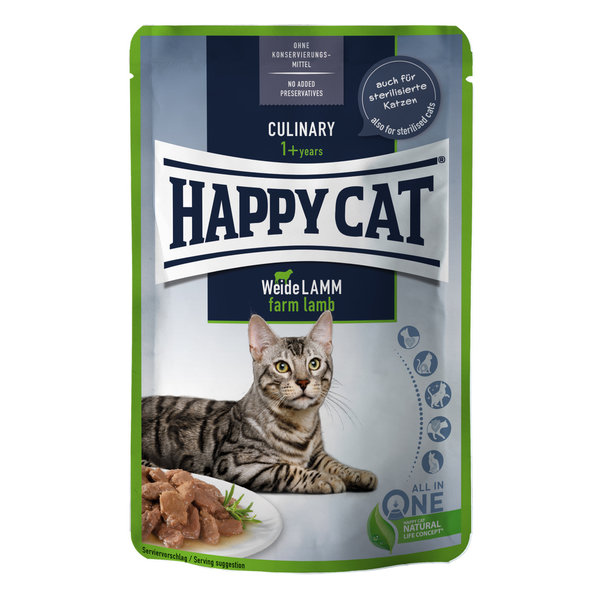 Happy Cat Culinary Kattenvoer in Saus Adult Lam 85 gram