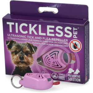 Tickless - ultrasoon geluid - vlooienverwijderaar - elektrisch - paars