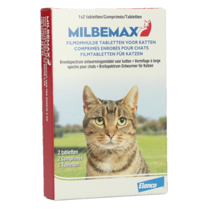 Milbemax ontwormingstabletten Kat groot  - 2st