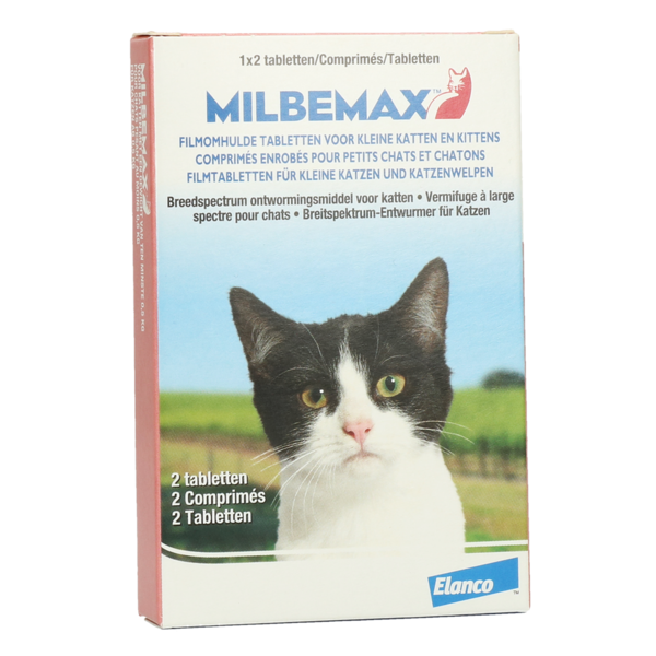 Milbemax Milbemax ontwormingstabletten Kitten/Kat Klein  tot 2kg - 2st