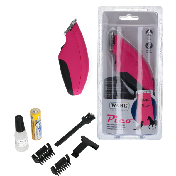 Pico WAHL Pico - Tondeuse - Trimmer - katten - 2 opzetstukjes- roze
