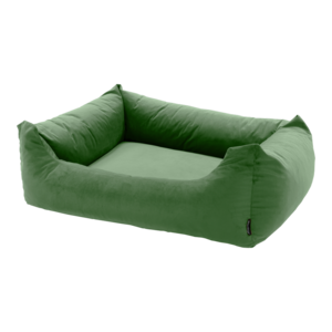 Madison - Kattenmand - Velours Bed - 120 x 95 x 28 cm - Groot - Groen