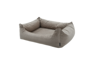 Madison Velours Bed Taupe L