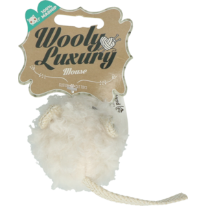 Wooly Luxury Muis Wit