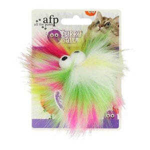 AFP Furry Fluffy Ball Yellow