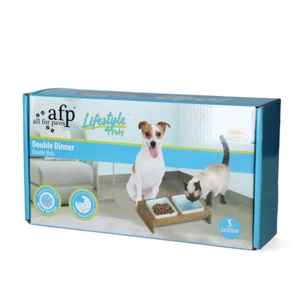 AFP AFP Lifestyle4Pets - Double Dinner - S - 28 x 15 x 5 cm