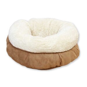 AFP - Kattenmand - Lambswool Donut Bed - 45 x 45 x 25 cm - Beige