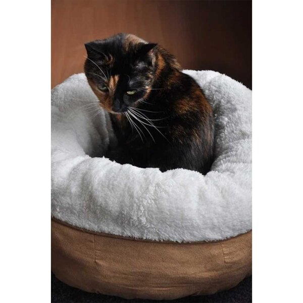 AFP AFP - Kattenmand -  Lambswool Donut Bed - 45 x 45 x 25 cm - Grijs