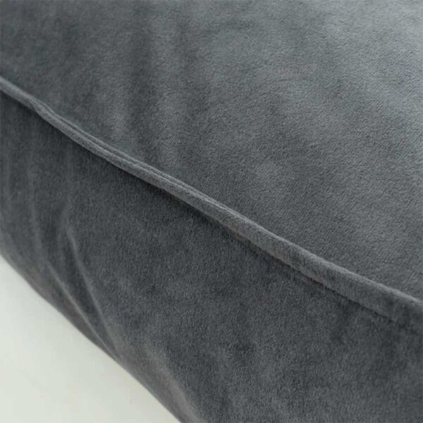 Madison Madison - Katten kussen - Velours Lounge Cushion - 80 x 55 x 15 cm - Klein - Grijs