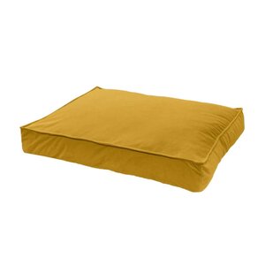 Madison - Katten kussen - Velours Lounge Cushion - 100 x 70 x 15 cm - Medium - Geel