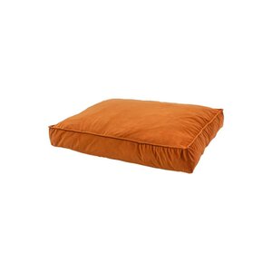 Madison - Katten kussen - Velours Lounge Cushion - 80 x 55 x 15 cm - Klein - Oranje