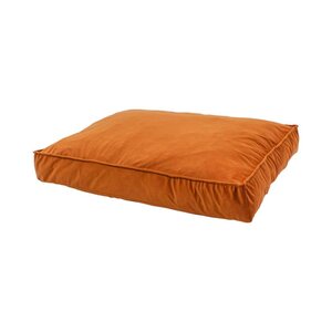 Madison - Katten kussen - Velours Lounge Cushion - 100 x 70 x 15 cm - Medium - Oranje