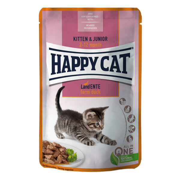 Happy Cat MIS | Kitten & Junior Land-Ente (Eend)