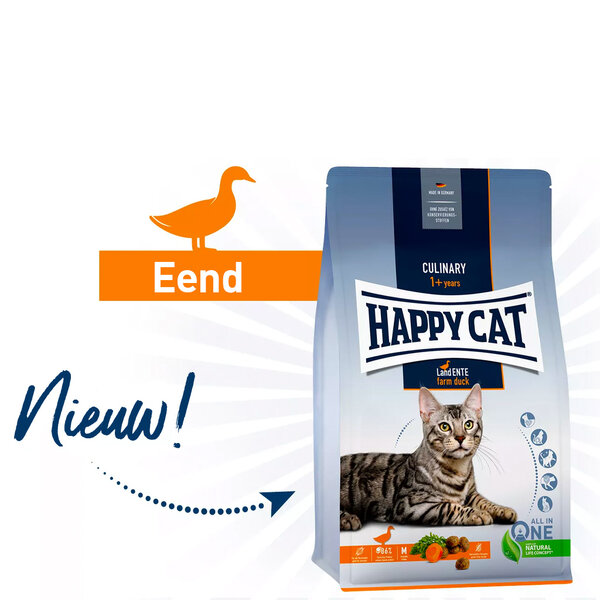 Happy Cat Happy Cat - Graanvrij kattenvoer - Eend - 4 kg - Adult