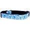 Pawise Pawise - Kattenhalsbanden - Smalle halsband met vlinders - Blauw - Instelbaar