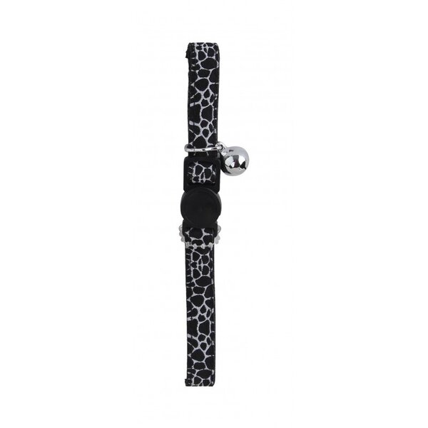Pawise Pawise - Kattenhalsbanden - Instelbare halsband met black & white marble