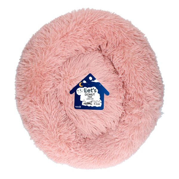 Let's Let's Sleep - Kattenmand - Donut - Roze - XL