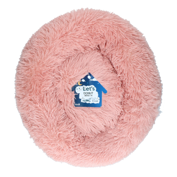 Let's Let's Sleep Donut 50 cm Beige Roze